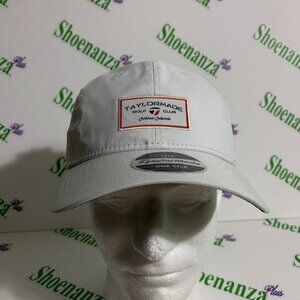 TaylorMade Hat Performance Lite Patch Adjustable Golf Perforated White Cap OSFM